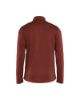 Afbeeldingen van BLÅKLÄDER Sweatshirt met rits 3548 gebrand rood/zwart M