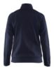 Afbeeldingen van BLÅKLÄDER Sweatshirt service dames met rits 3394 donker marineblauw/zwart 2XL