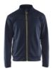 Afbeeldingen van BLÅKLÄDER Sweatshirt service met rits 3362 donkerblauw/geel S
