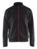 Afbeeldingen van BLÅKLÄDER Sweatshirt service met rits 3362 zwart/rood M