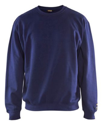 Afbeeldingen van BLÅKLÄDER Sweatshirt vlamvertragend 3074 marineblauw 6XL
