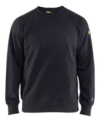 Afbeeldingen van BLÅKLÄDER Sweatshirt vlamvertragend 3477 zwart 2XL