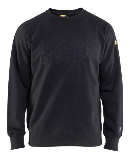 Afbeeldingen van BLÅKLÄDER Sweatshirt vlamvertragend 3477 zwart L