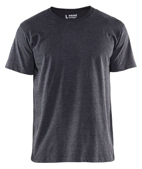Afbeeldingen van BLÅKLÄDER T-shirt 3300 zwart mêlee XS