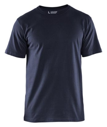 Afbeeldingen van BLÅKLÄDER T-shirt 3325 donker marineblauw M 5x