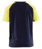 Afbeeldingen van BLÅKLÄDER T-shirt 3515 marineblauw/High Vis geel 6XL
