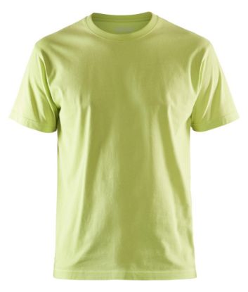 Afbeeldingen van BLÅKLÄDER T-shirt 3525 limegroen M