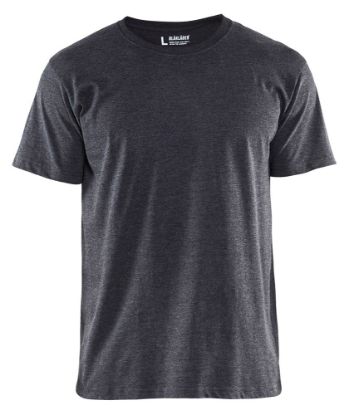 Afbeeldingen van BLÅKLÄDER T-shirt 3525 zwart mêlee 4XL