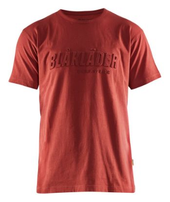 Afbeeldingen van BLÅKLÄDER T-shirt 3D 3531 gebrand rood M