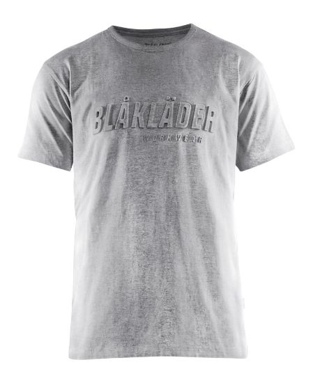Afbeeldingen van BLÅKLÄDER T-shirt 3D 3531 grijs mêlee 2XL