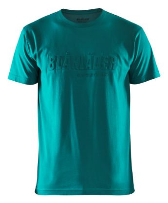 Afbeeldingen van BLÅKLÄDER T-shirt 3D 3531 groenblauw 4XL
