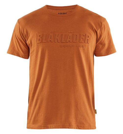 Afbeeldingen van BLÅKLÄDER T-shirt 3D 3531 roest 4XL