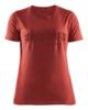 Afbeeldingen van BLÅKLÄDER T-shirt 3D dames 3431 gebrand rood XS