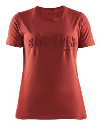 Afbeeldingen van BLÅKLÄDER T-shirt 3D dames 3431 gebrand rood L