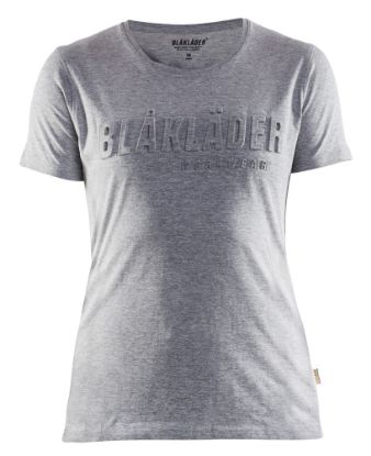 Afbeeldingen van BLÅKLÄDER T-shirt 3D dames 3431 grijs mêlee M