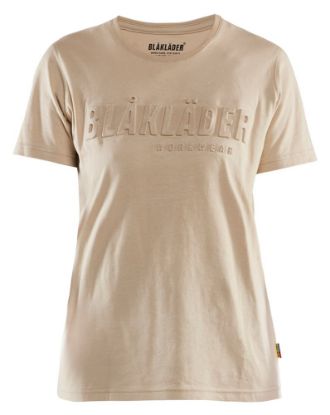 Afbeeldingen van BLÅKLÄDER T-shirt 3D dames 3431 zand 3XL