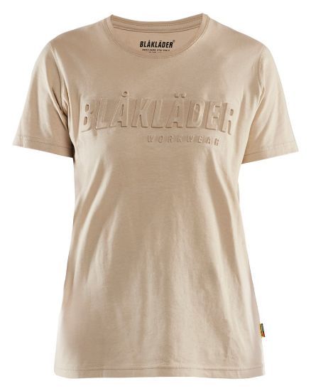 Afbeeldingen van BLÅKLÄDER T-shirt 3D dames 3431 zand XL