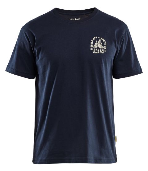 Afbeeldingen van BLÅKLÄDER T-shirt Beach Club 9419 donker marineblauw XS