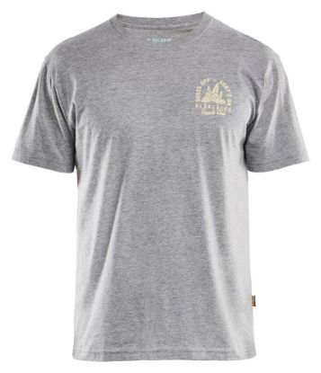 Afbeeldingen van BLÅKLÄDER T-shirt Beach Club 9419 grijs mêlee 3XL