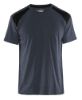 Afbeeldingen van BLÅKLÄDER T-shirt bi-colour 3379 donkergrijs/zwart S