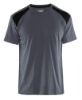 Afbeeldingen van BLÅKLÄDER T-shirt bi-colour 3379 grijs/zwart XS