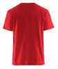 Afbeeldingen van BLÅKLÄDER T-shirt bi-colour 3379 rood/zwart S