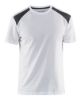 Afbeeldingen van BLÅKLÄDER T-shirt bi-colour 3379 wit/donkergrijs XS