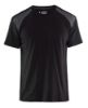 Afbeeldingen van BLÅKLÄDER T-shirt bi-colour 3379 zwart/medium grijs 2XL
