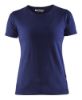 Afbeeldingen van BLÅKLÄDER T-shirt dames Slim-Fit 3304 marineblauw M