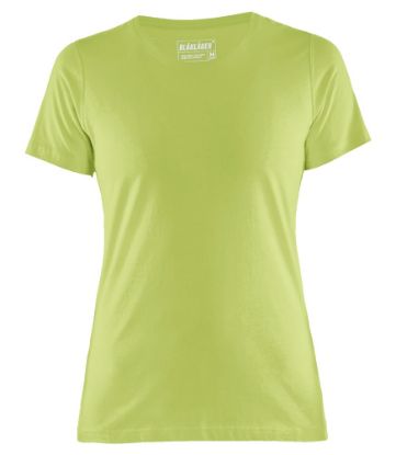 Afbeeldingen van BLÅKLÄDER T-shirt dames 3334 limegroen L