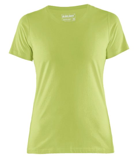 Afbeeldingen van BLÅKLÄDER T-shirt dames 3334 limegroen 2XL