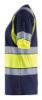 Afbeeldingen van BLÅKLÄDER T-shirt dames 3410 marineblauw/High Vis geel XS