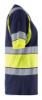 Afbeeldingen van BLÅKLÄDER T-shirt dames 3410 marineblauw/High Vis geel XS