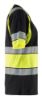 Afbeeldingen van BLÅKLÄDER T-shirt dames 3410 zwart/High Vis geel 2XL