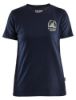 Afbeeldingen van BLÅKLÄDER T-shirt dames Beach Club 9417 donker marineblauw S