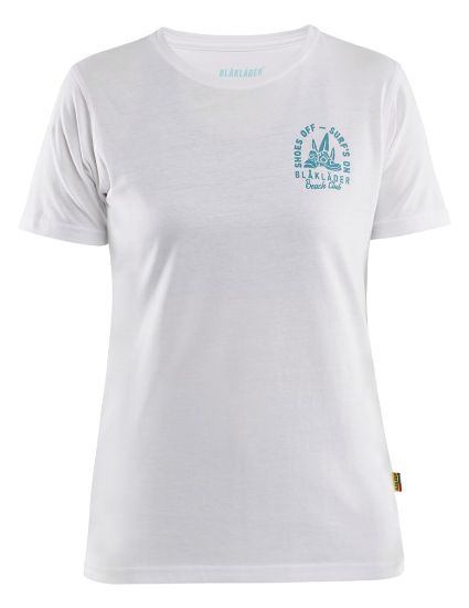 Afbeeldingen van BLÅKLÄDER T-shirt dames Beach Club 9417 wit 3XL