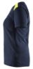 Afbeeldingen van BLÅKLÄDER T-shirt dames bi-colour 3479 donker marineblauw/High Vis geel M
