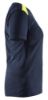 Afbeeldingen van BLÅKLÄDER T-shirt dames bi-colour 3479 donker marineblauw/High Vis geel M