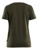 Afbeeldingen van BLÅKLÄDER T-shirt dames Grit & Grind 9409 donker herfstgroen S