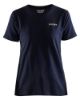 Afbeeldingen van BLÅKLÄDER T-shirt dames 'Life is too short...' 9412 donker marineblauw XS