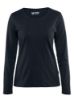 Afbeeldingen van BLÅKLÄDER T-shirt dames met lange mouwen 3301 donker marineblauw L