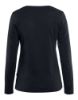 Afbeeldingen van BLÅKLÄDER T-shirt dames met lange mouwen 3301 donker marineblauw L