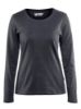 Afbeeldingen van BLÅKLÄDER T-shirt dames met lange mouwen 3301 donkergrijs L