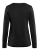 Afbeeldingen van BLÅKLÄDER T-shirt dames met lange mouwen 3301 zwart S