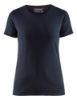 Afbeeldingen van BLÅKLÄDER T-shirt dames Slim-Fit 3304 donker marineblauw L