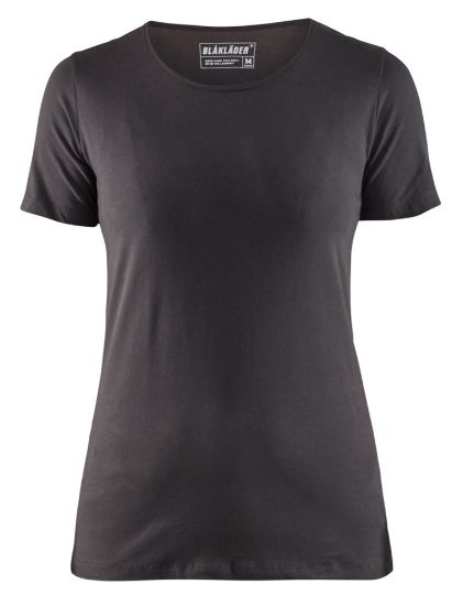 Afbeeldingen van BLÅKLÄDER T-shirt dames Slim-Fit 3304 donkergrijs M