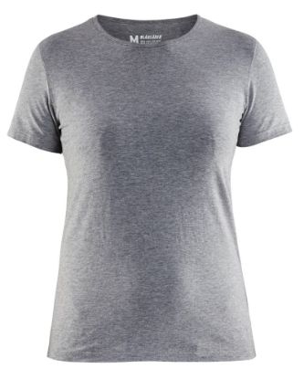 Afbeeldingen van BLÅKLÄDER T-shirt dames Slim-Fit 3304 grijs mêlee 2XL