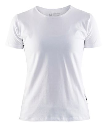 Afbeeldingen van BLÅKLÄDER T-shirt dames Slim-Fit 3304 wit 2XL