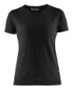 Afbeeldingen van BLÅKLÄDER T-shirt dames Slim-Fit 3304 zwart M