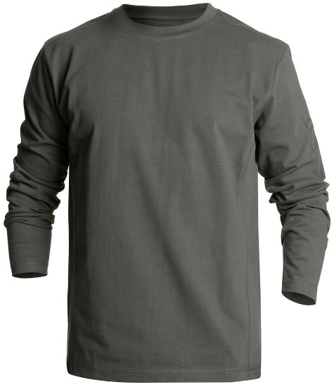 Afbeeldingen van BLÅKLÄDER T-shirt Heavy met lange mouwen 3339 army groen L
